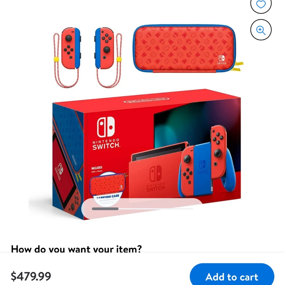 Selling my Nintendo switch! Works perfect I just don’t use it as much.